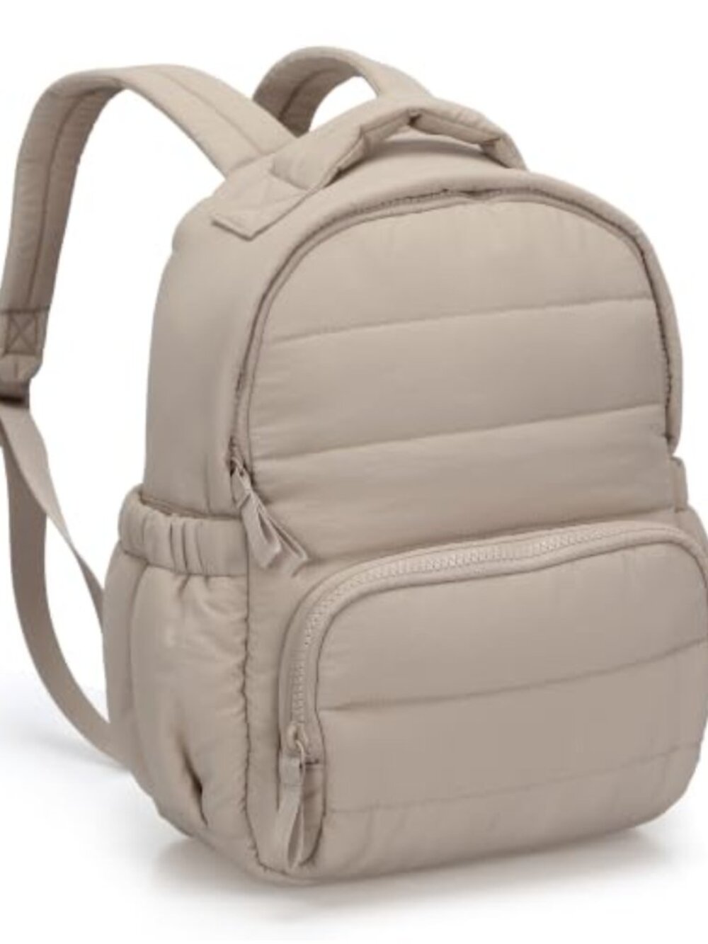 Quilted Mini Backpack Purse Water-Repellent Nylon Small Travel Backpack